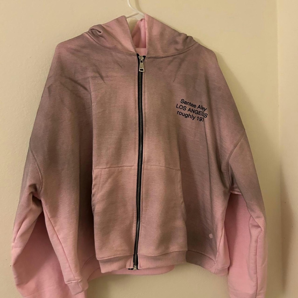 MNML Pink Kids Zip-Up Hoodie